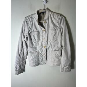 Bernadette Conte Bone White Long Sleeve Jacket Sz 6